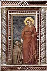 Bondone Wall Art - Life of Mary Magdalene Mary Magdalene and Cardinal Pontano By Giotto di Bondone